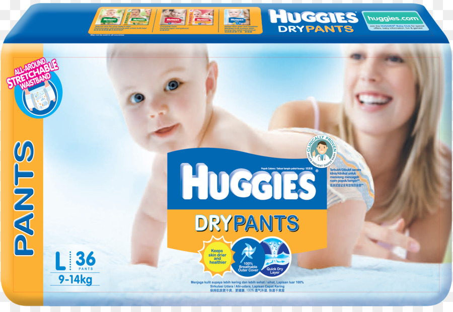 Pañal，Huggies PNG