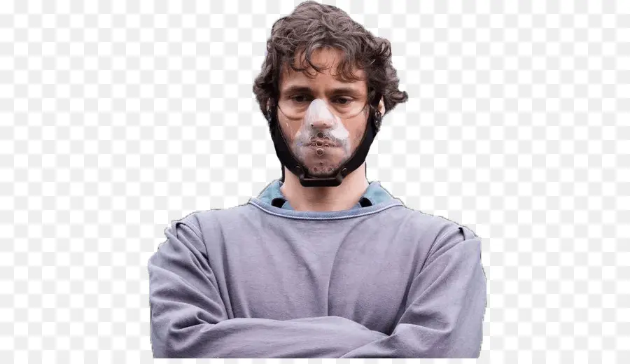 Hombre En Restricciones，Mascarilla PNG