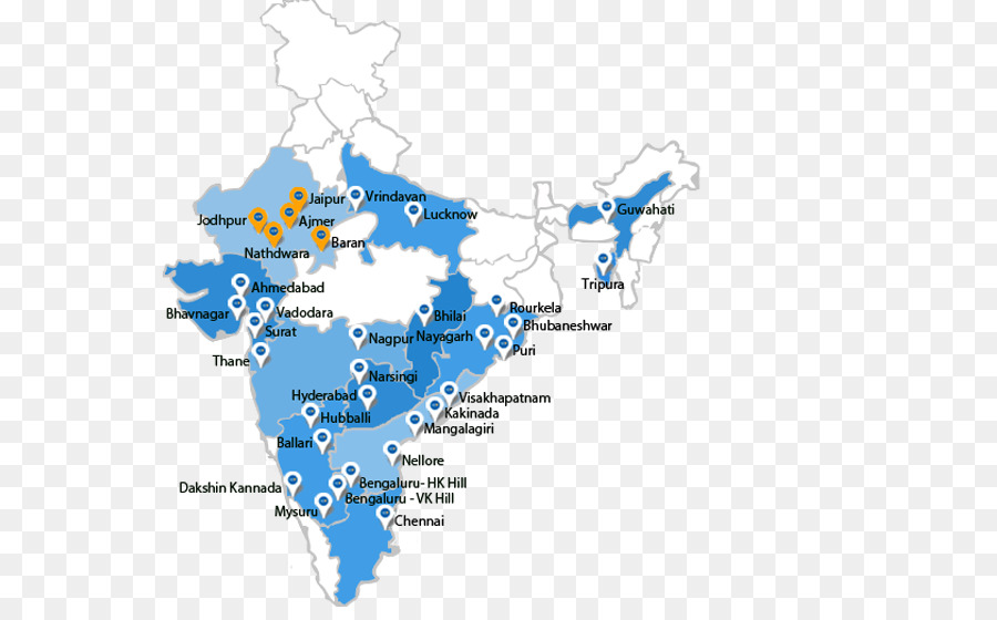 Akshaya Patra Fundación，Los Estados Y Territorios De La India PNG