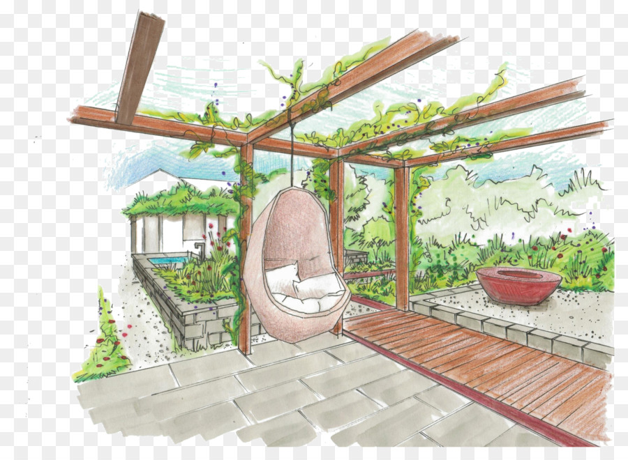 Pérgola，Jardín PNG