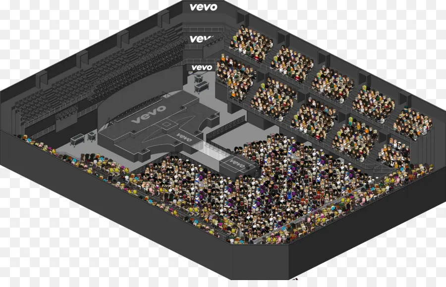 Escenario De Concierto，Audiencia PNG