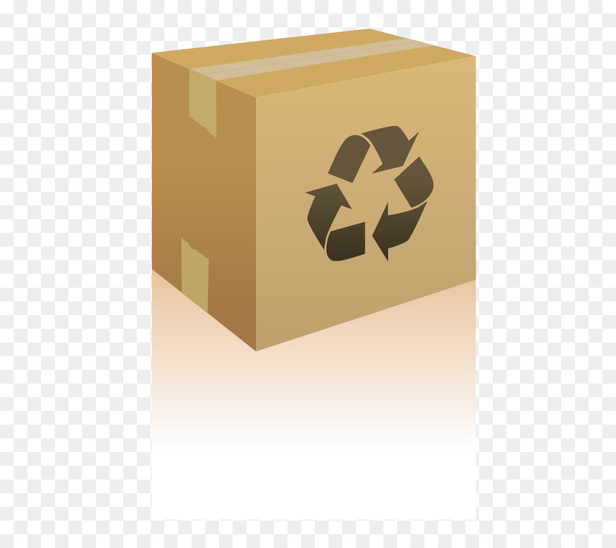 Caja De Cartón，Reciclaje PNG