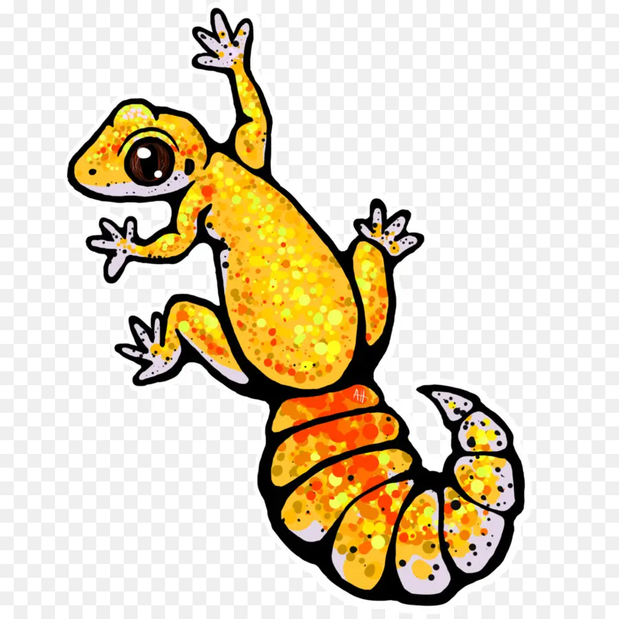 Geco Amarillo，Lagarto PNG