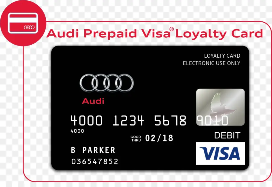 Tarjeta Visa Prepago Audi，Lealtad PNG