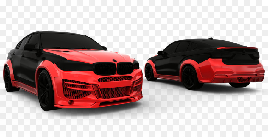 Coches Rojos Y Negros，Coche Deportivo PNG