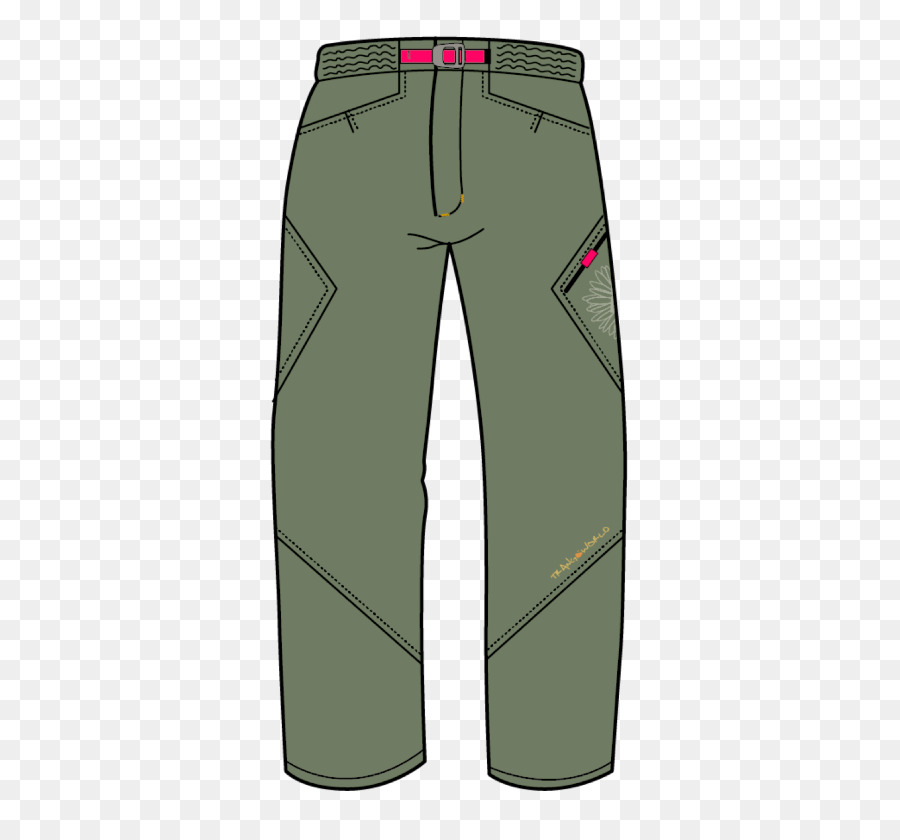 De Color Caqui，Jeans PNG