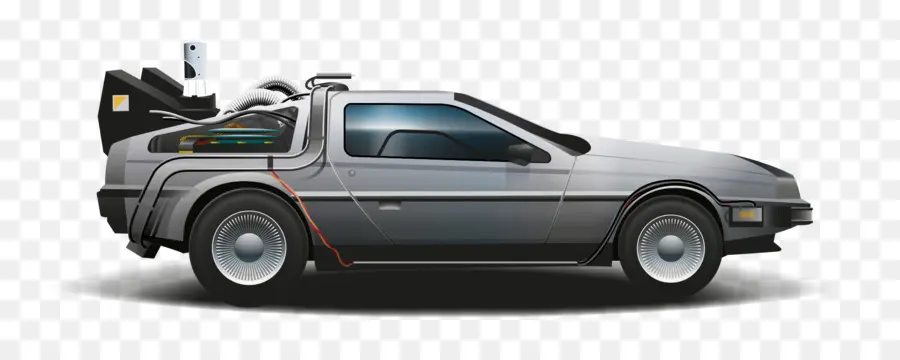 Delorean，Maquina Del Tiempo PNG