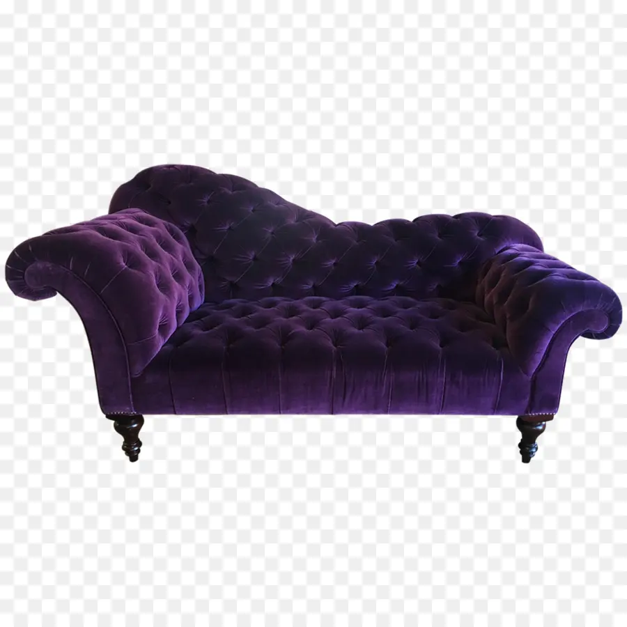 Sofá Morado，Muebles PNG