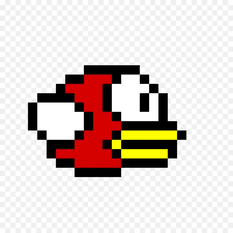 Pájaro De La Aleta，Rojo Flappy Bird PNG