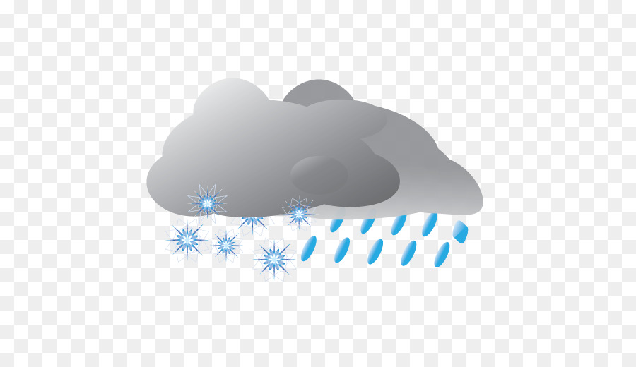 Nube Con Lluvia Y Nieve，Nube PNG