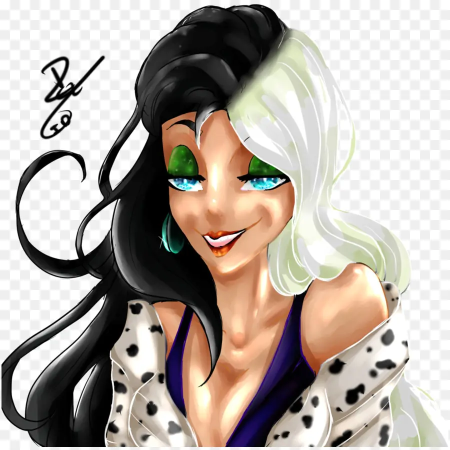 Cruella De Vil，Villano PNG