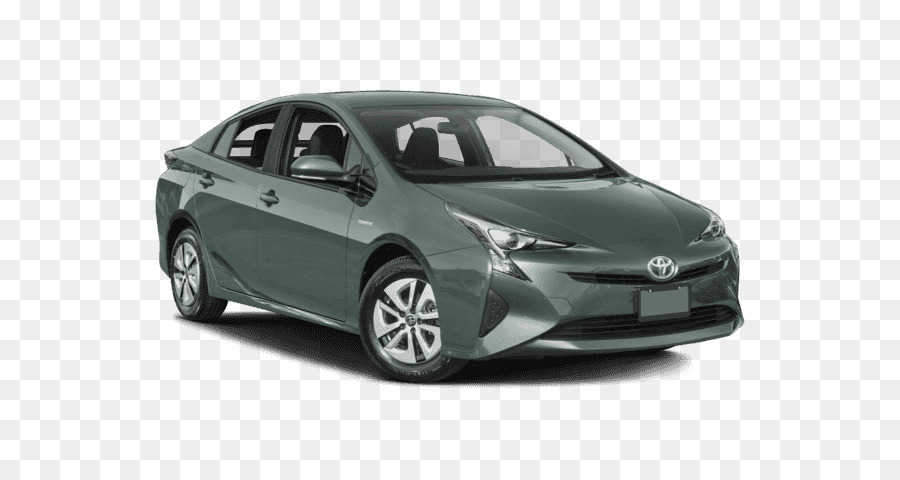 Coche Mediano，2018 Toyota Prius Two Eco Hatchback PNG