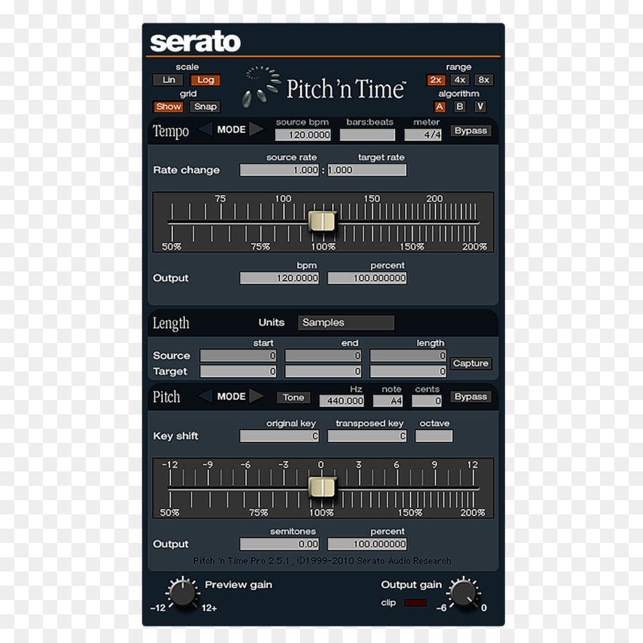 Electrónica，Audio Tiempo De Estiramiento Y De Afinación De Escala PNG