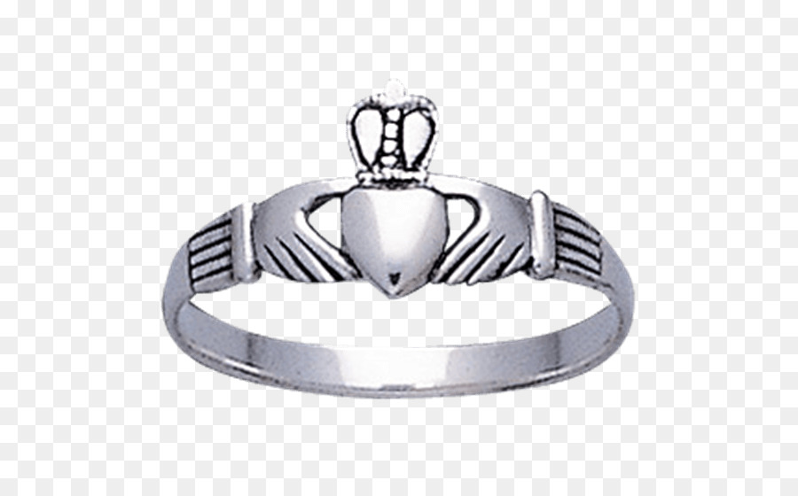 Anillo De Claddagh，Plata PNG