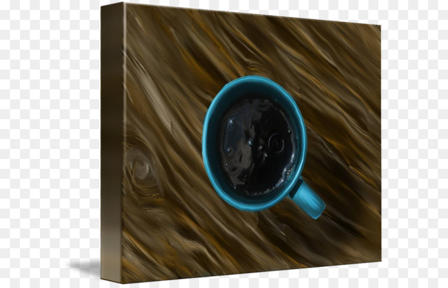 Taza De Café，Azul Cobalto PNG