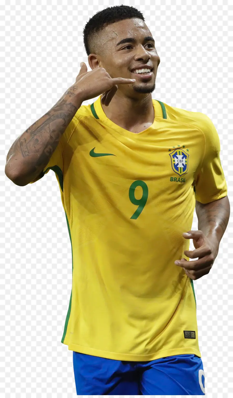 Gabriel Jesús，El Equipo Nacional De Fútbol De Brasil PNG