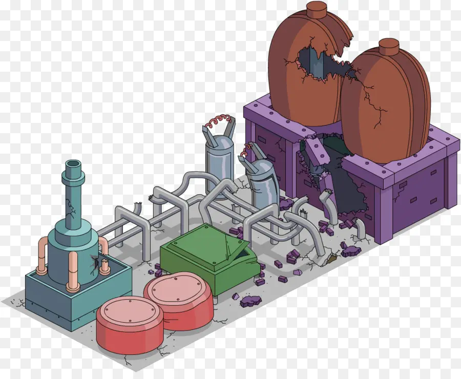 Los Simpsons Aprovechado，Reactor Nuclear PNG