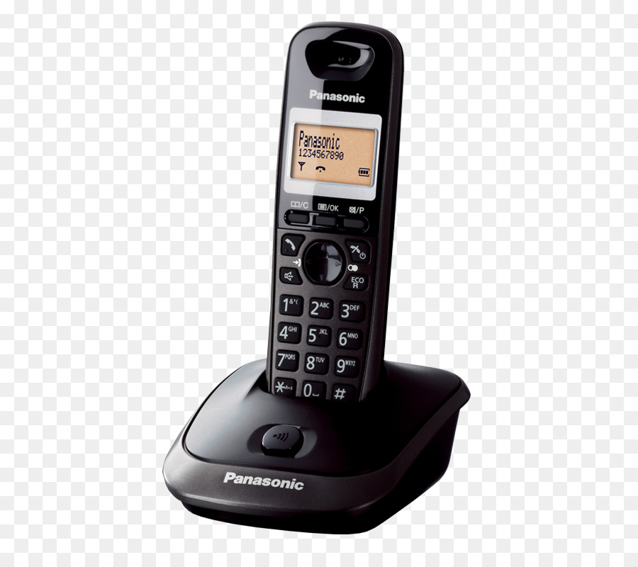 Panasonic Dect Kxtg2511pdt Negro，Teléfono PNG