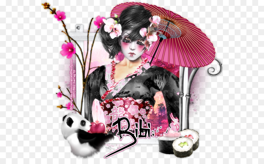 Geisha，Rosa M PNG