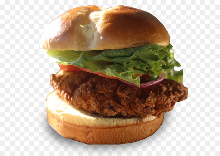 Hamburguesa De Pollo，Lechuga PNG