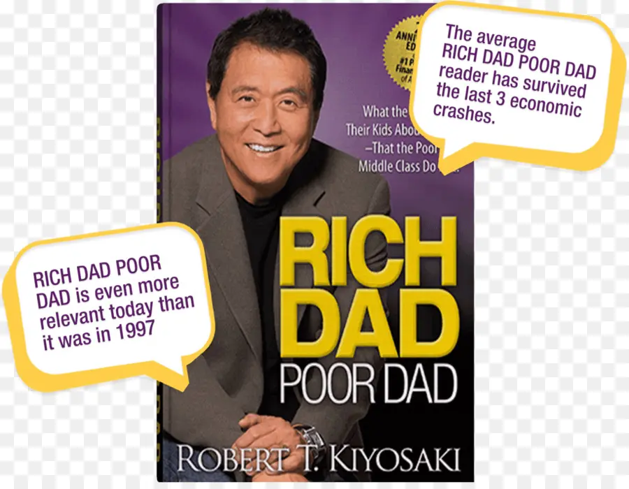 Padre Rico Padre Pobre，Robert Kiyosaki PNG