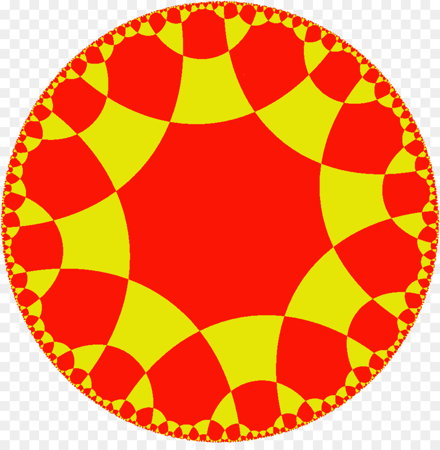 Geometría Hiperbólica，Tetrahexagonal Mosaico PNG