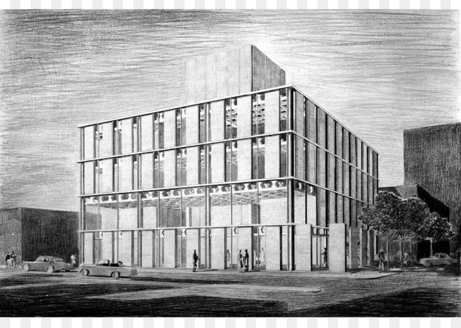 Dibujo Arquitectónico，Edificio PNG