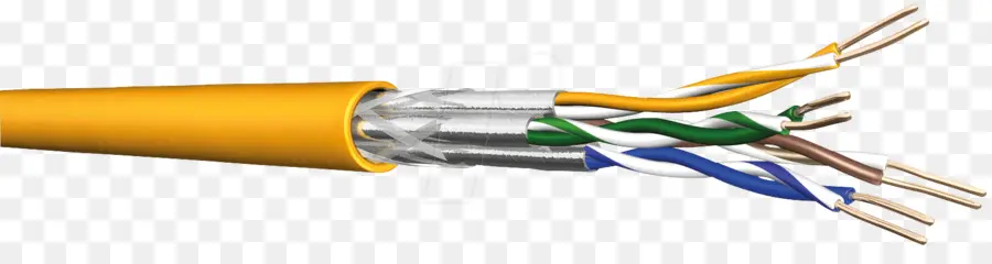 Los Cables De Red，Clase F Cable PNG