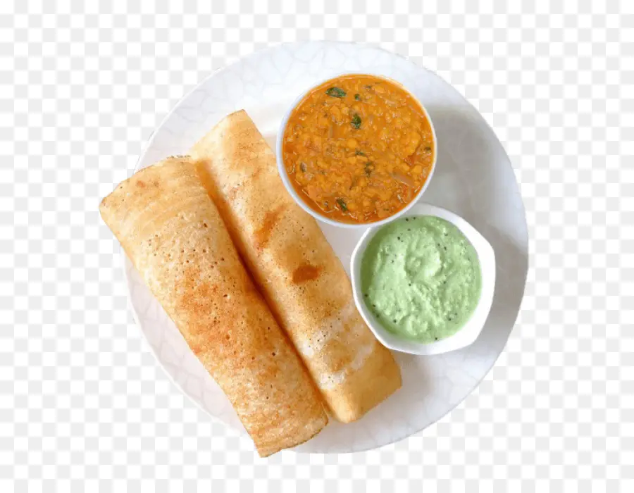 Dosa Con Chutney，Lámina PNG