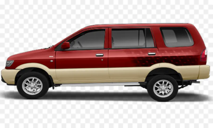 Suv Rojo Y Beige，Auto PNG