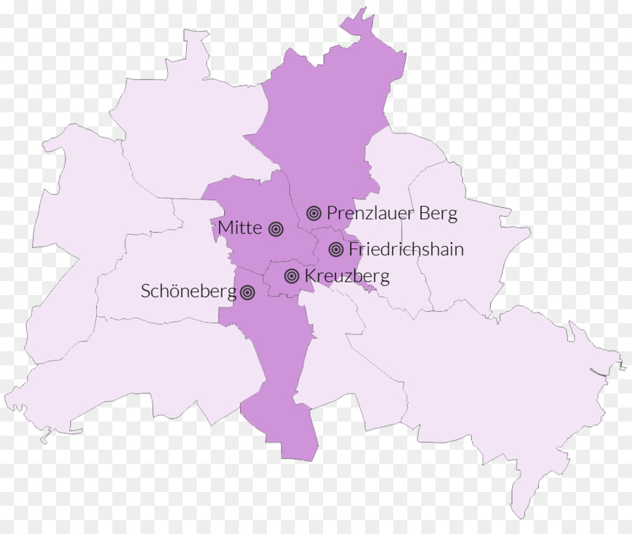 Berlín，Mapa PNG