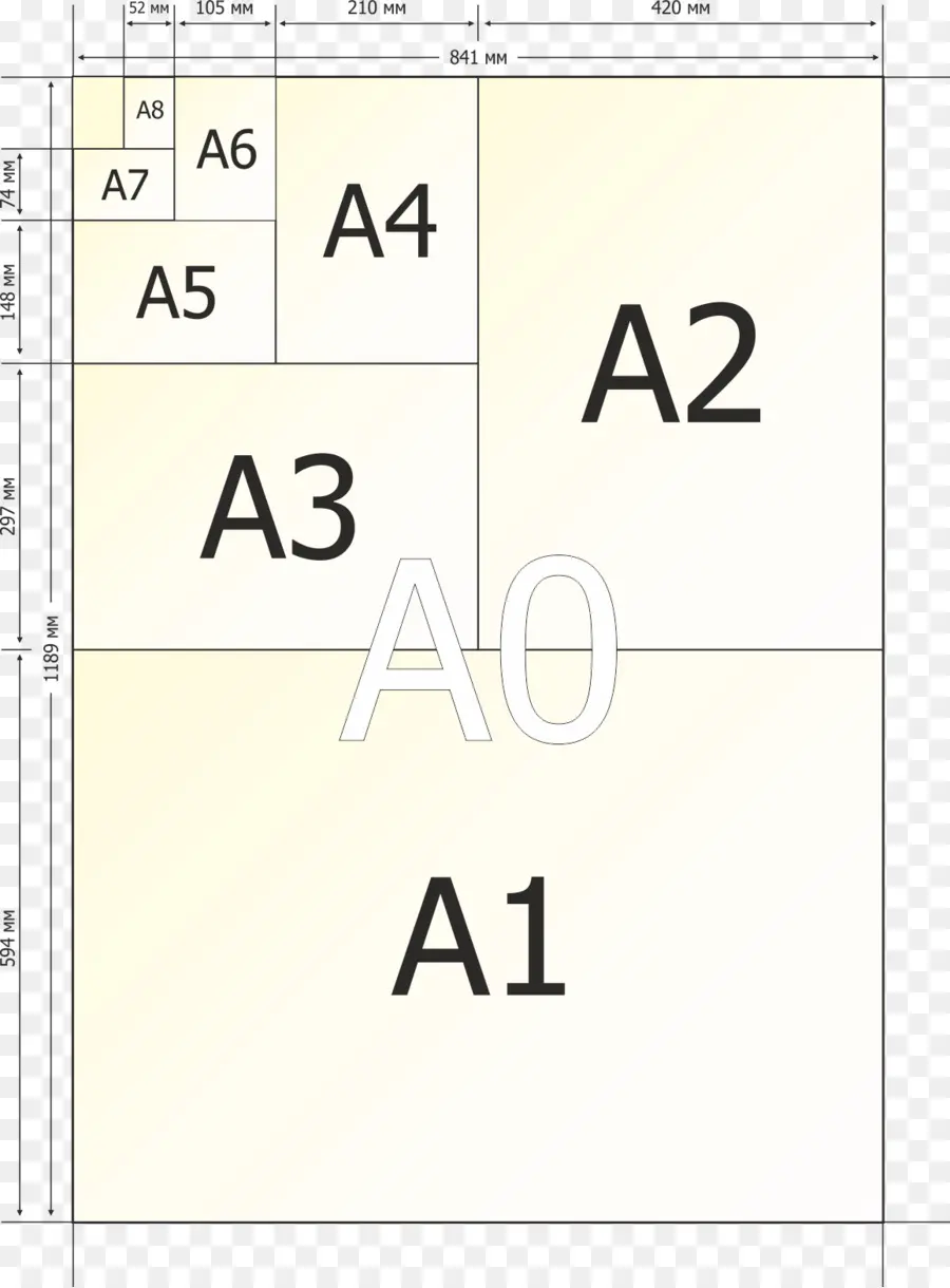 Papel，Tamaños De Papel Estándar PNG