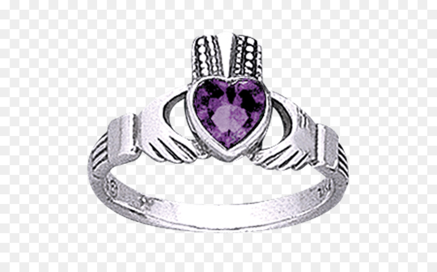 Amatista，Anillo De Claddagh PNG