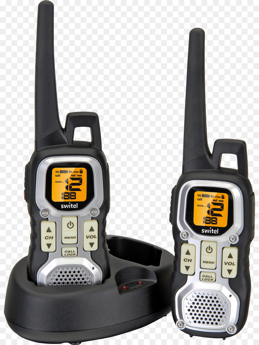 Pmr Radios Set Schwarzorange Switel Wtc570 Sportpack，Twoway Radio PNG