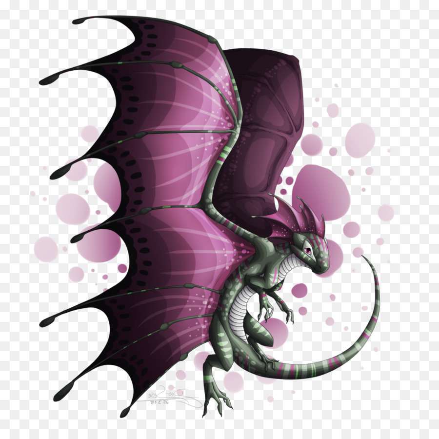 Dragón，Morado PNG