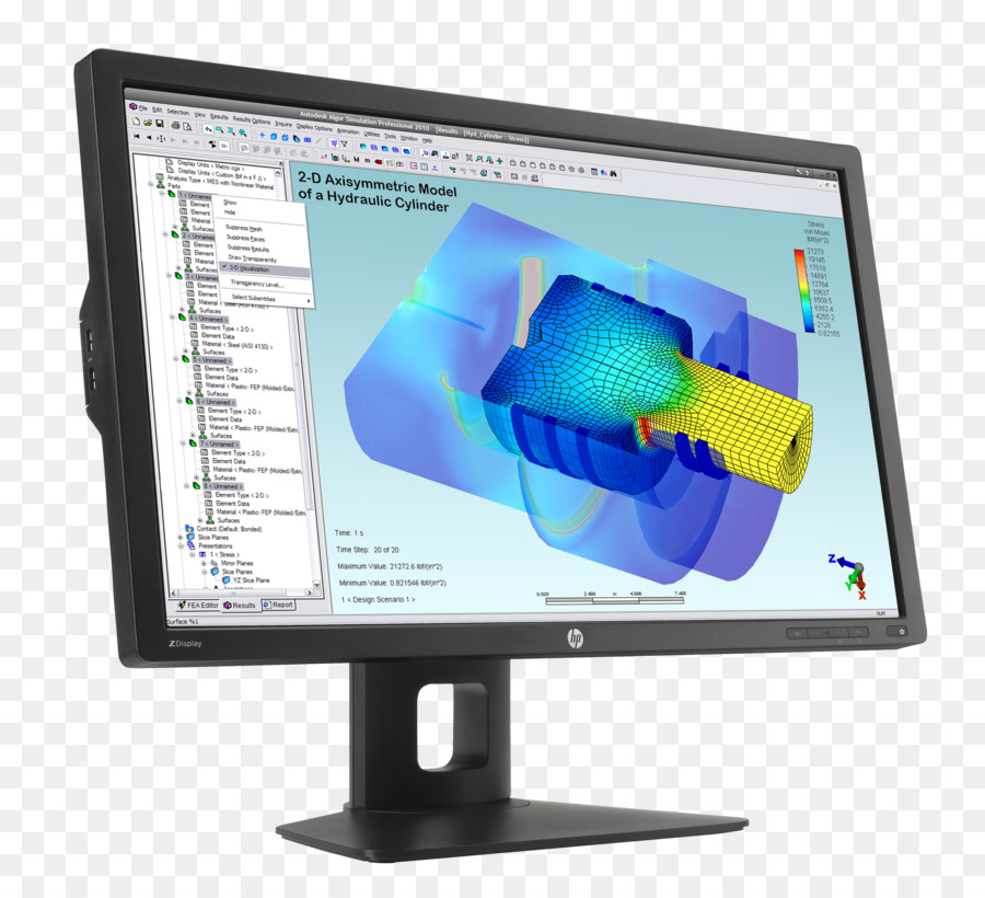 Los Monitores De Ordenador，Hp Z Pantalla Zi PNG