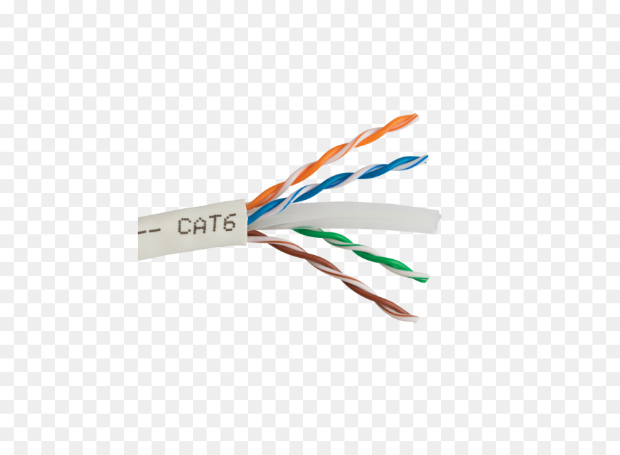 Los Cables De Red，Cable De Categoría 6 PNG