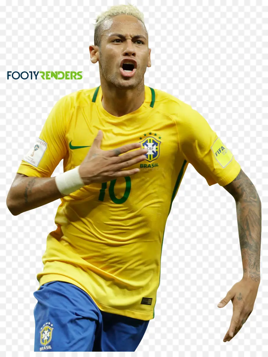 Neymar，El Equipo Nacional De Fútbol De Brasil PNG