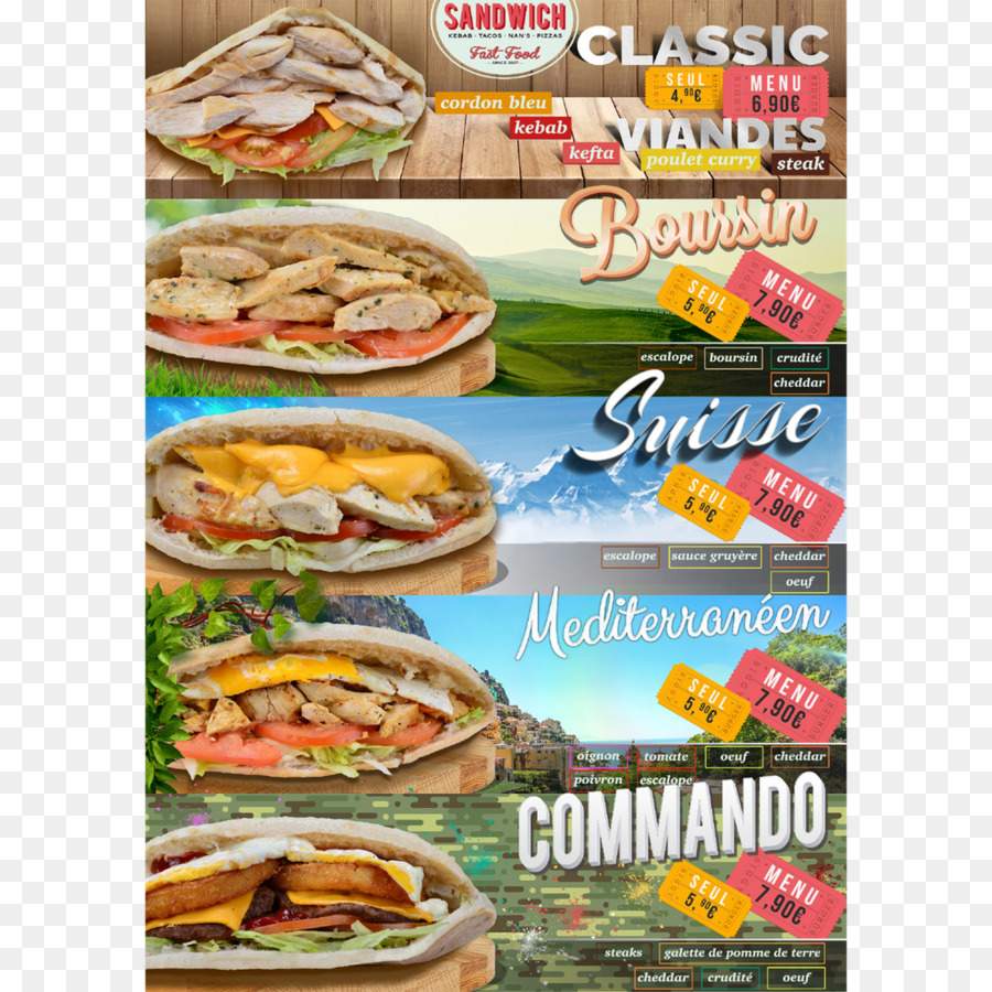 Comida Rápida，Sandwich PNG