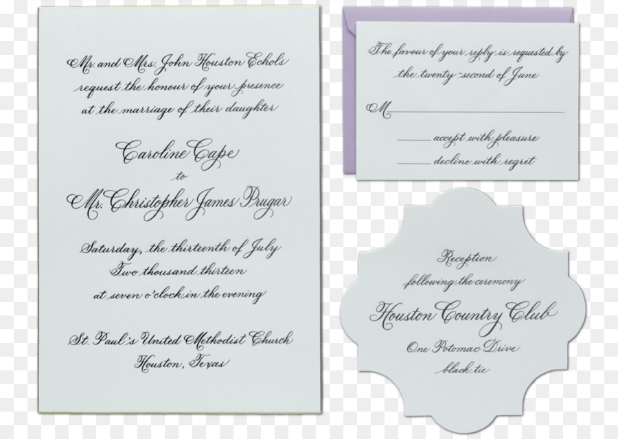 Invitación De Boda，Caligrafía PNG