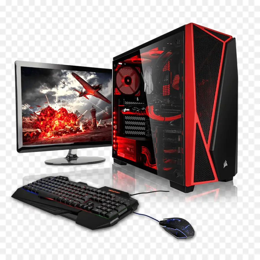 Megapuerto Pc Gamer Amd Fx6100，Equipo De Juego PNG