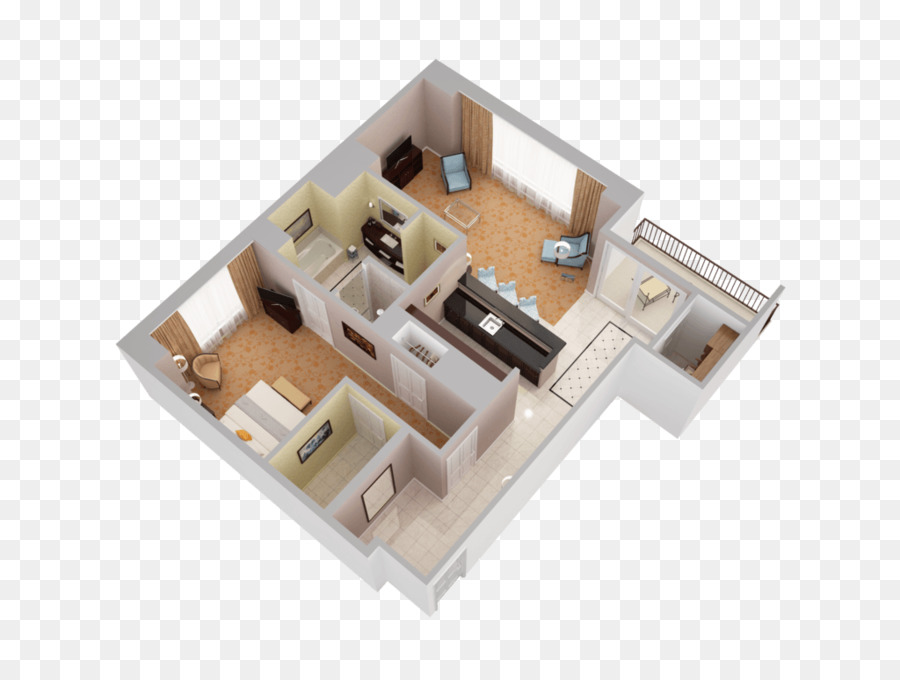 Plan De Piso，Apartamento PNG