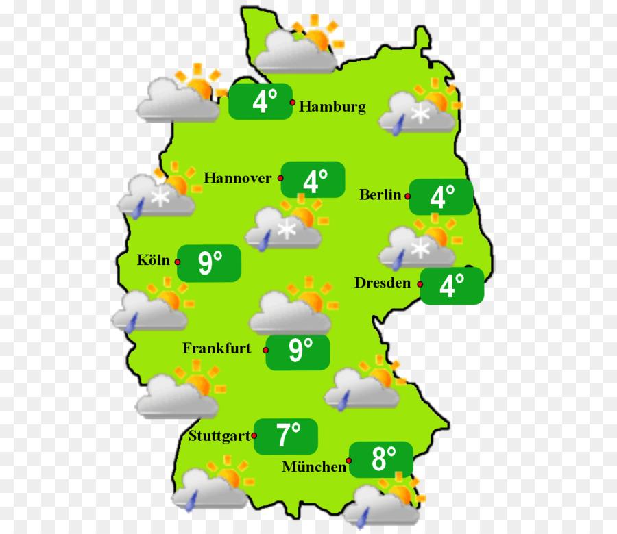 Alemania，El Clima PNG