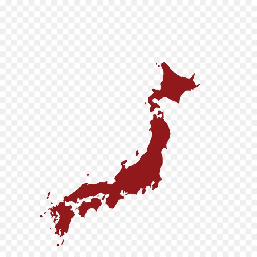 Japón，Mapa PNG