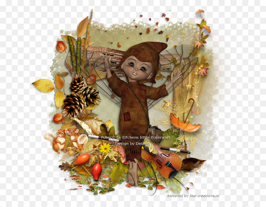 Ilustración De Elfo De Otoño，Duende PNG