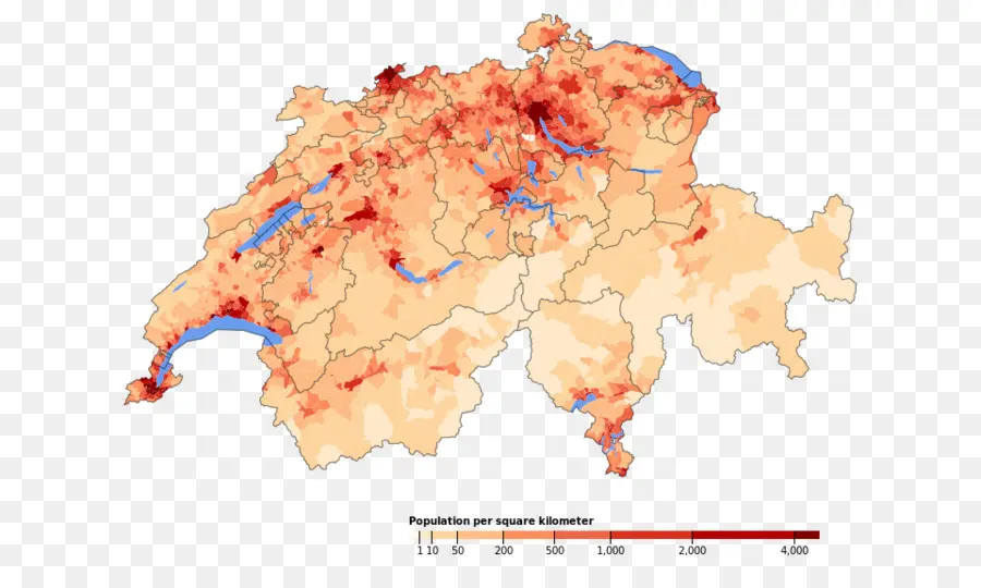 Suiza，Mapa PNG