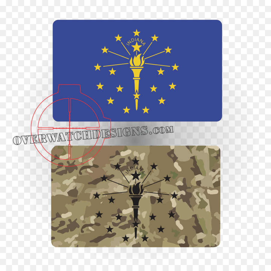 Indiana，Bandera De Indiana PNG