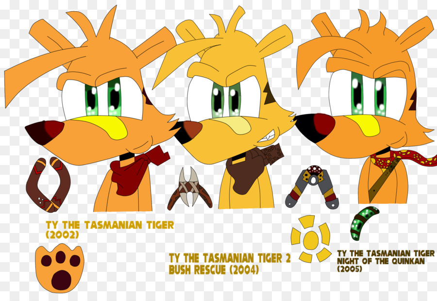 Ty El Tigre De Tasmania，Ty El Tigre De Tasmania 2 De Rescate De Bush PNG