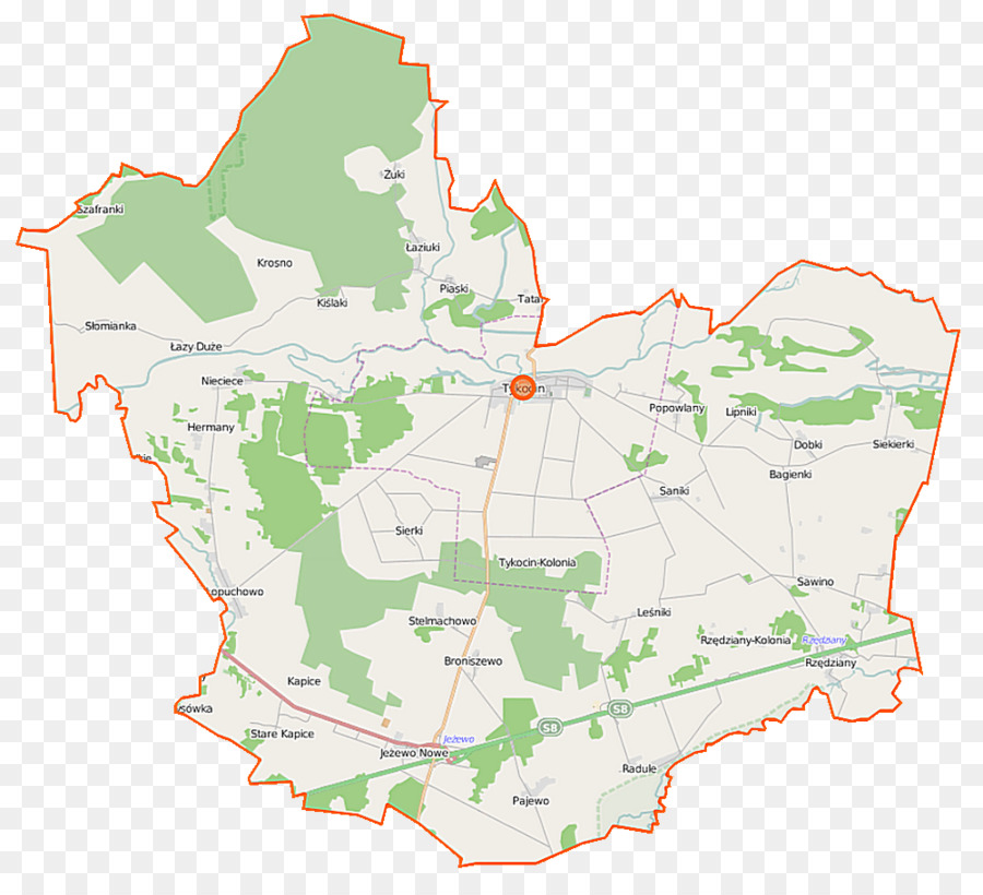 Mapa，Comuna De Jasionówka PNG