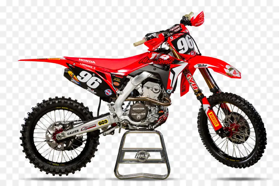 Moto De Cross Roja，Motocicleta PNG